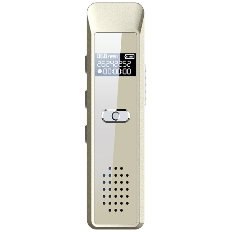 JNN Q7 Mini Portable Voice Recorder with OLED Screen, Memory:8GB(Gold) - free shipping - PMC TechLife - Order now!