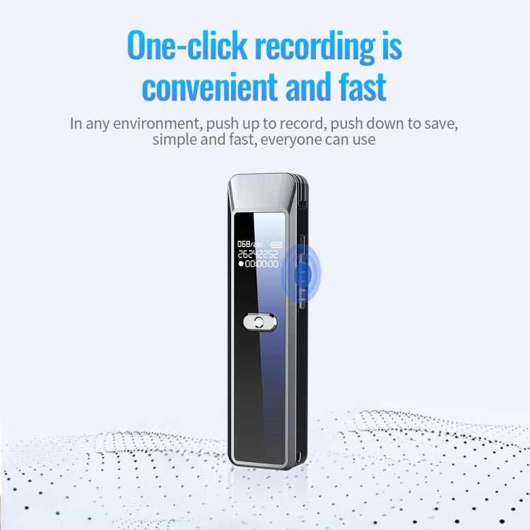 JNN Q7 Mini Portable Voice Recorder with OLED Screen, Memory:8GB(Metal Gray) - Recording Pen by JNN | Online Shopping South Africa | PMC TechLife | Buy Now Pay Later Mobicred