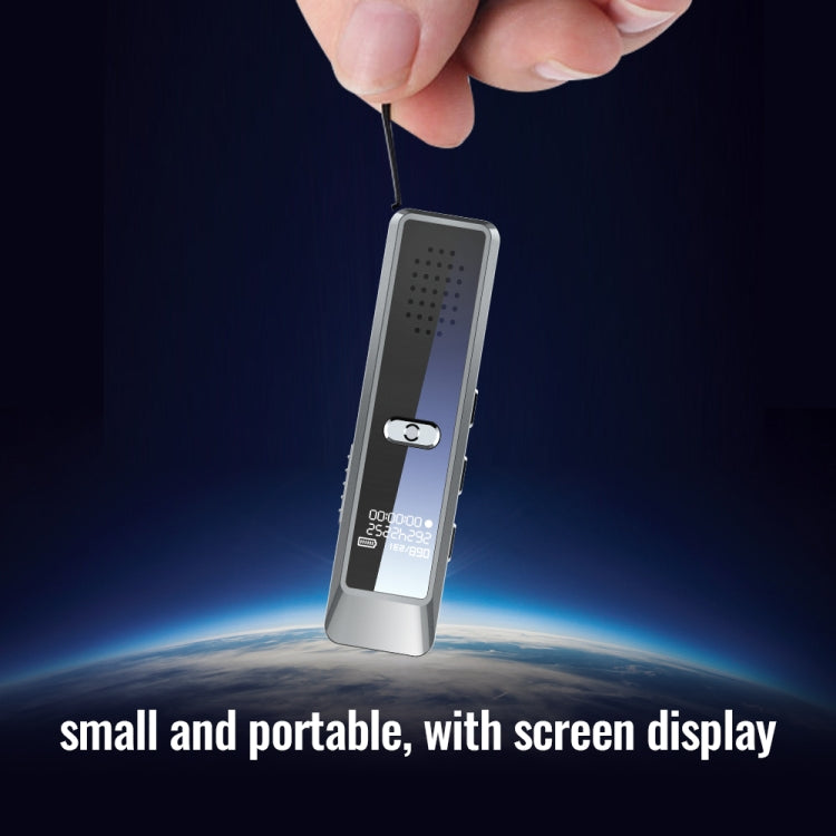 JNN Q7 Mini Portable Voice Recorder with OLED Screen, Memory:16GB(Metal Gray) - Recording Pen by JNN | Online Shopping South Africa | PMC TechLife | Buy Now Pay Later Mobicred