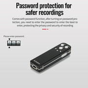 JNN J1 Mini Smart HD Noise Cancelling Voice Recorder, Memory:8GB(Black)