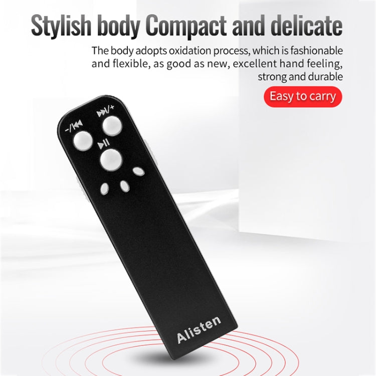JNN J1 Mini Smart HD Noise Cancelling Voice Recorder, Memory:32GB(Black)
