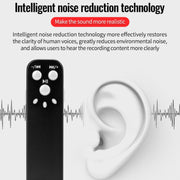 JNN J1 Mini Smart HD Noise Cancelling Voice Recorder, Memory:32GB(Black)