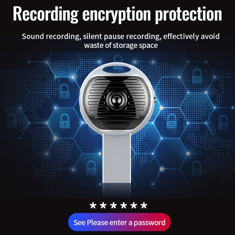 JNN S13 Zinc Alloy U-disk Voice Recorder, Memory:4GB(Silver) - free shipping - PMC TechLife - Order now!