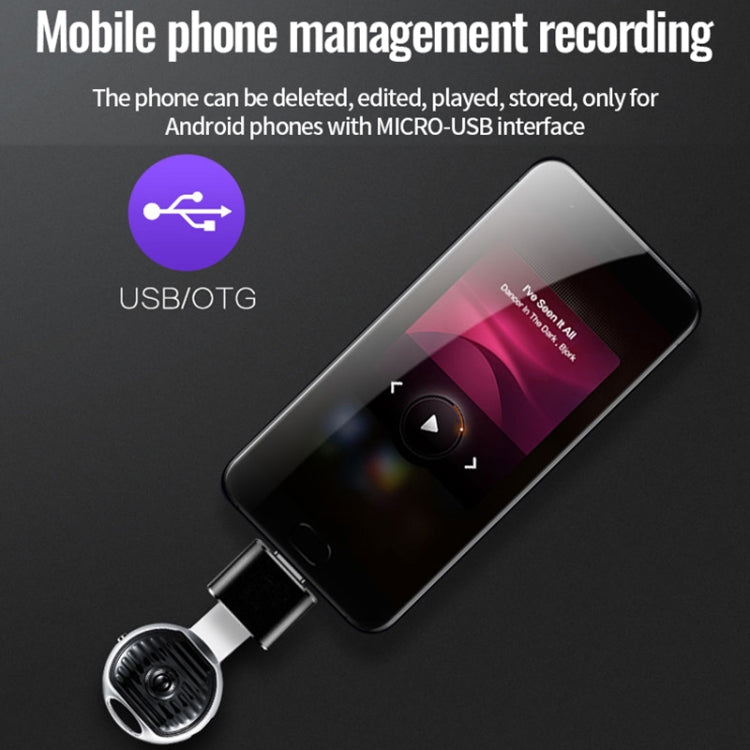 JNN S13 Zinc Alloy U-disk Voice Recorder, Memory:4GB(Silver) - free shipping - PMC TechLife - Order now!