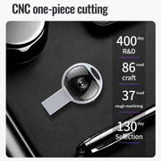 JNN S13 Zinc Alloy U-disk Voice Recorder, Memory:8GB(Silver)