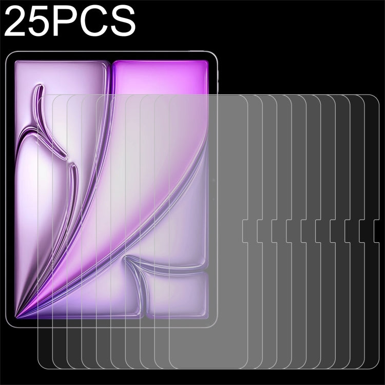For iPad Air 13 2025 / 2024 25pcs 0.26mm 9H 2.5D Explosion-proof Tempered Glass Film - iPad Air 13 2025 / 2024 Tempered Glass by PMC TechLife | Online Shopping South Africa | PMC TechLife | Buy Now Pay Later Mobicred