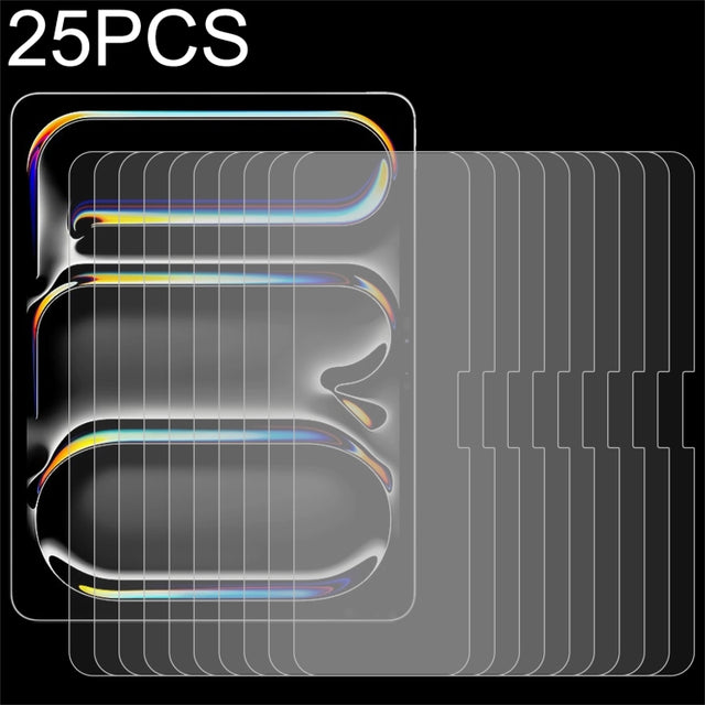 For iPad Pro 13 2024 25pcs 0.26mm 9H 2.5D Explosion-proof Tempered Glass Film