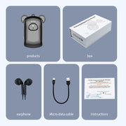 JNN Q6 Bear Smart Noise Cancelling Voice Recorder, Memory:32GB(Black)