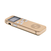 JNN X26 Mini Portable Voice Recorder with OLED Screen, Memory:16GB(Gold)