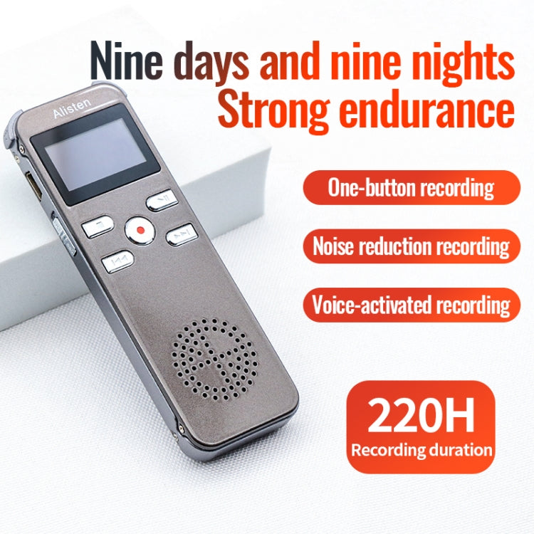JNN X26 Mini Portable Voice Recorder with OLED Screen, Memory:16GB(Metal Gray) - Recording Pen by JNN | Online Shopping South Africa | PMC TechLife | Buy Now Pay Later Mobicred