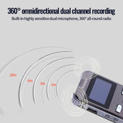 JNN X26 Mini Portable Voice Recorder with OLED Screen, Memory:16GB(Gold)