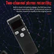 JNN X18 Mini Smart HD Noise Cancelling Voice Recorder, Memory:32GB(Black)