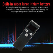 JNN X18 Mini Smart HD Noise Cancelling Voice Recorder, Memory:32GB(Black)