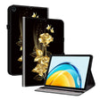 For Huawei MatePad SE 10.4 Crystal Texture Painted Leather Smart Tablet Case(Gold Butterfly Rose) - Huawei by PMC TechLife | Online Shopping South Africa | PMC TechLife | Buy Now Pay Later Mobicred