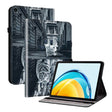 For Huawei MatePad SE 10.4 Crystal Texture Painted Leather Smart Tablet Case(Cat Reflection Tiger) - Huawei by PMC TechLife | Online Shopping South Africa | PMC TechLife | Buy Now Pay Later Mobicred