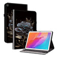 For Huawei MatePad T 10s / Enjoy Tablet 2 Crystal Texture Painted Leather Smart Tablet Case(Black Rose) - Huawei by PMC TechLife | Online Shopping South Africa | PMC TechLife | Buy Now Pay Later Mobicred