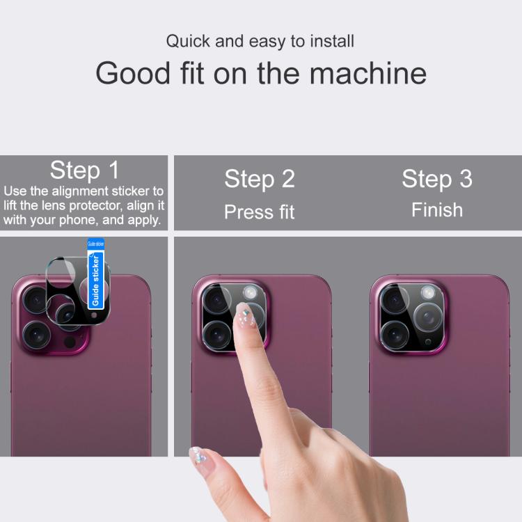 For Huawei Pura 80 5G imak High Definition Integrated Glass Lens Film Black Version - free shipping - PMC Jewellery - Order now!