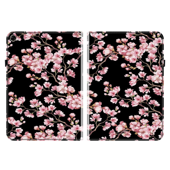For Realme Pad 10.4 Crystal Texture Painted Leather Tablet Case(Plum Bossom)