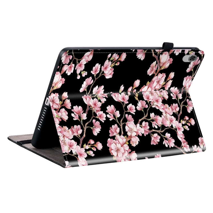 For Lenovo M10 Plus 10.3 Crystal Texture Painted Leather Tablet Case(Plum Bossom)