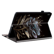 For Lenovo Tab M10 X605 / M10 HD X505 Crystal Texture Painted Leather Tablet Case(Black Rose)