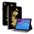For Lenovo Tab M10 HD Gen2 Crystal Texture Painted Leather Tablet Case(Gold Butterfly Rose) - Lenovo by PMC TechLife | Online Shopping South Africa | PMC TechLife | Buy Now Pay Later Mobicred
