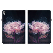 For Lenovo Tab M10 HD Gen2 Crystal Texture Painted Leather Tablet Case(Purple Peony)