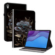 For Lenovo Tab M10 HD Gen2 Crystal Texture Painted Leather Tablet Case(Black Rose) - Lenovo by PMC TechLife | Online Shopping South Africa | PMC TechLife | Buy Now Pay Later Mobicred