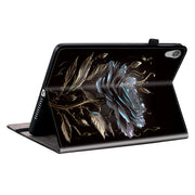 For Lenovo Tab M10 HD Gen2 Crystal Texture Painted Leather Tablet Case(Black Rose)