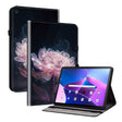 For Lenovo Tab M10 Plus HD 10.6 3rd Gen Crystal Texture Painted Leather Tablet Case(Purple Peony) - Lenovo by PMC TechLife | Online Shopping South Africa | PMC TechLife | Buy Now Pay Later Mobicred