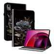 For Lenovo Tab M11/ Xiaoxin Pad 11 2024 Crystal Texture Painted Leather Tablet Case(Black Rose) - Lenovo by PMC TechLife | Online Shopping South Africa | PMC TechLife | Buy Now Pay Later Mobicred