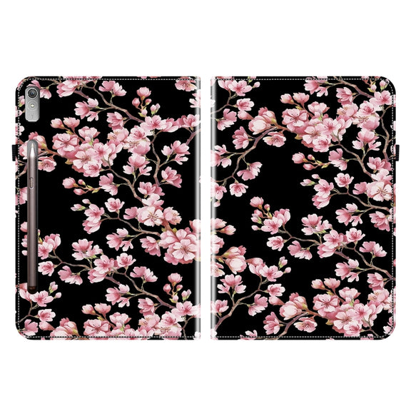 For Lenovo Tab P11 Pro Gen 2 11.2 Crystal Texture Painted Leather Tablet Case(Plum Bossom)