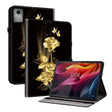 For Lenovo Tab K11 Plus Crystal Texture Painted Leather Tablet Case(Gold Butterfly Rose) - Lenovo by PMC TechLife | Online Shopping South Africa | PMC TechLife | Buy Now Pay Later Mobicred