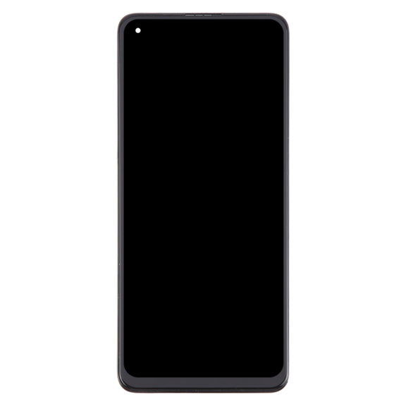 For OPPO Reno7 Lite Original AMOLED LCD Screen Digitizer Full Assembly with Frame