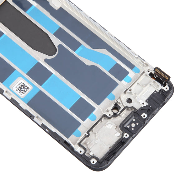 For OPPO Reno7 5G Original AMOLED LCD Screen Digitizer Full Assembly with Frame