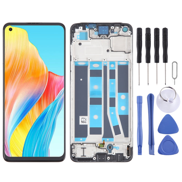 For OPPO A78 4G CPH2565 Original AMOLED LCD Screen Digitizer Full Assembly with Frame - LCD Screen by PMC TechLife | Online Shopping South Africa | PMC TechLife | Buy Now Pay Later Mobicred