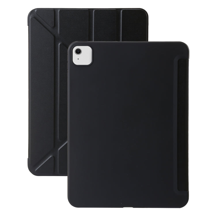 For iPad Air 11 2024 TPU Deformation Flip Leather Tablet Case with Holder(Black) - iPad Air 11 2024 Cases by PMC TechLife | Online Shopping South Africa | PMC TechLife | Buy Now Pay Later Mobicred
