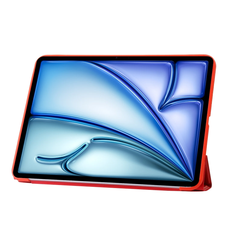 For iPad Air 11 2024 TPU Deformation Flip Leather Tablet Case with Holder(Red) - iPad Air 11 2024 Cases by PMC TechLife | Online Shopping South Africa | PMC TechLife | Buy Now Pay Later Mobicred