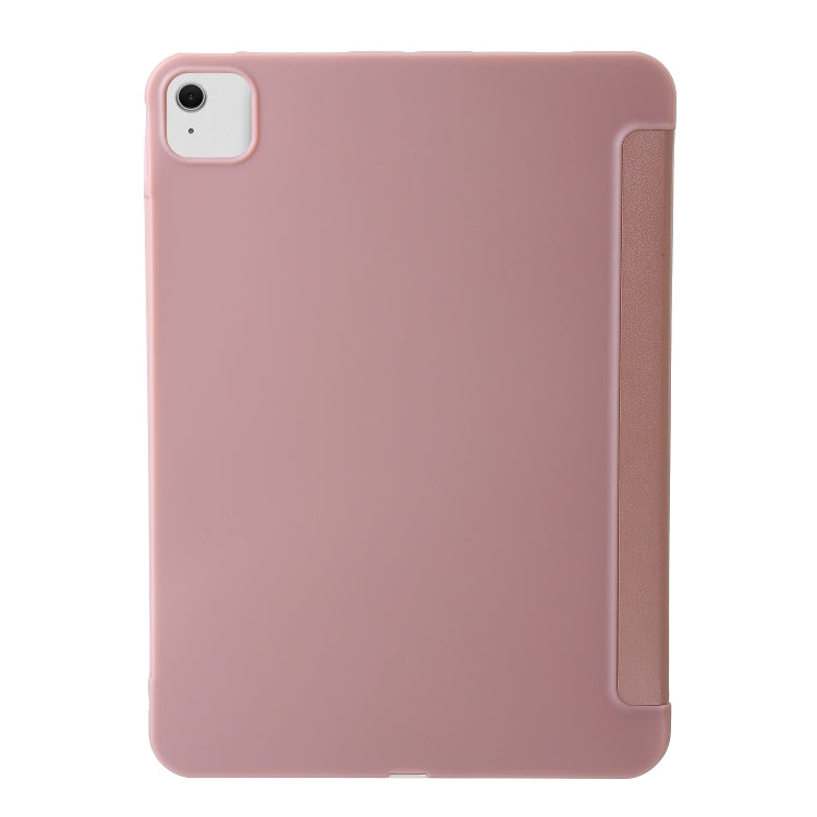 For iPad Air 11 2025 / 2024 TPU Deformation Flip Leather Tablet Case with Holder(Rose Gold) - free shipping - PMC TechLife - Order now!