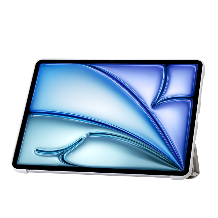 For iPad Air 11 2025 / 2024 TPU Deformation Flip Leather Tablet Case with Holder(Grey) - iPad Air 11 2025 / 2024 Cases by PMC TechLife | Online Shopping South Africa | PMC TechLife | Buy Now Pay Later Mobicred