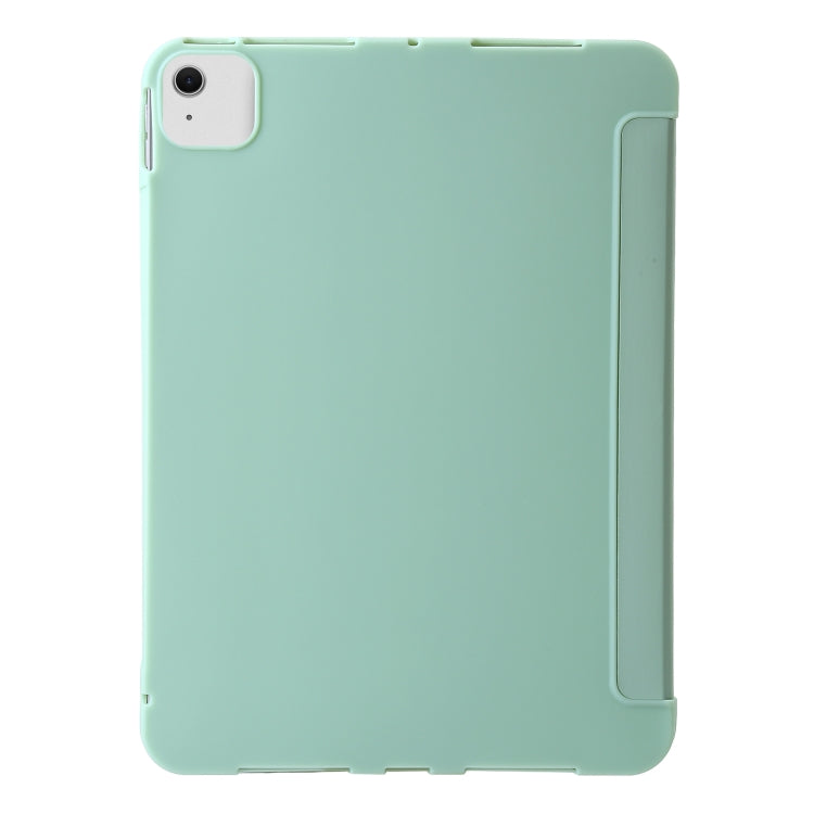 For iPad Air 11 2025 / 2024 TPU Deformation Flip Leather Tablet Case with Holder(Mint Green) - free shipping - PMC TechLife - Order now!