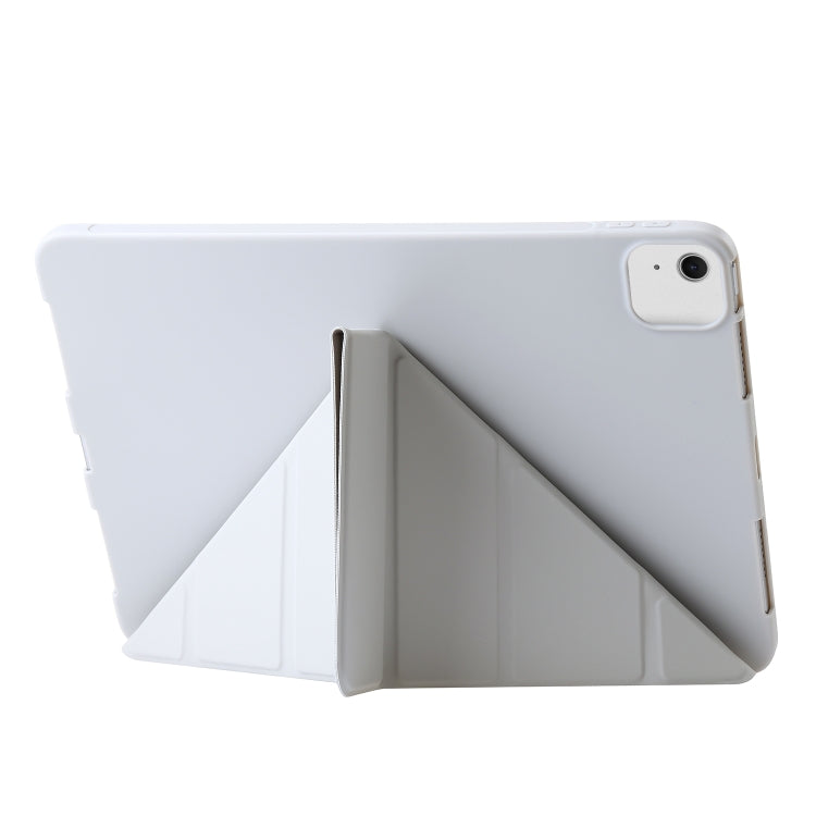 For iPad Air 13 2024 TPU Deformation Flip Leather Tablet Case with Holder(Grey) - iPad Air 13 2024 Cases by PMC TechLife | Online Shopping South Africa | PMC TechLife | Buy Now Pay Later Mobicred