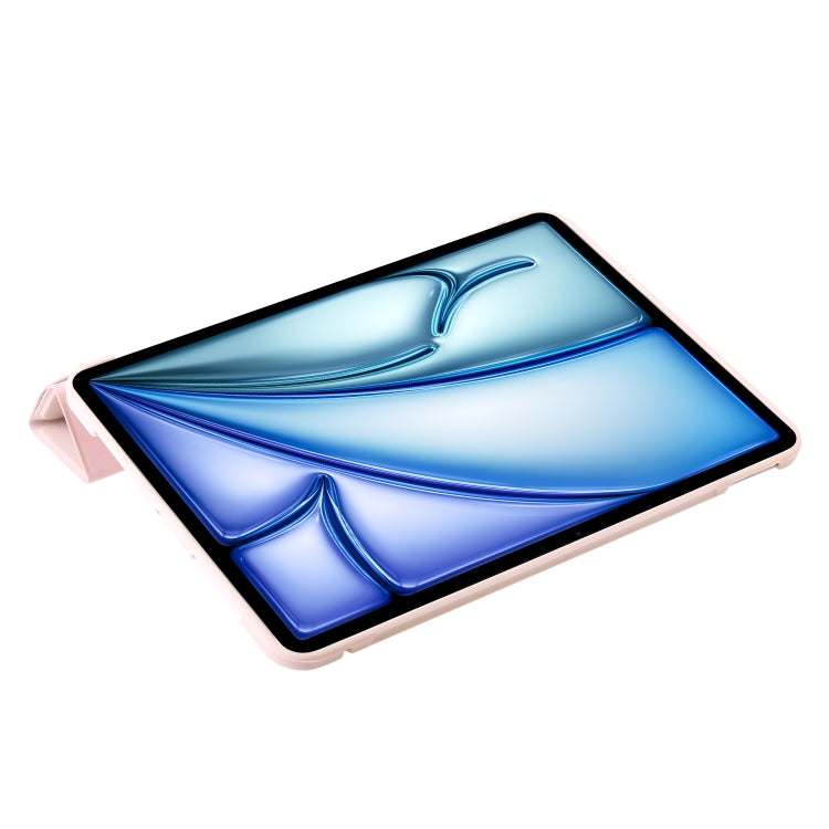 For iPad Air 13 2024 TPU Deformation Flip Leather Tablet Case with Holder(Light Pink) - iPad Air 13 2024 Cases by PMC TechLife | Online Shopping South Africa | PMC TechLife | Buy Now Pay Later Mobicred