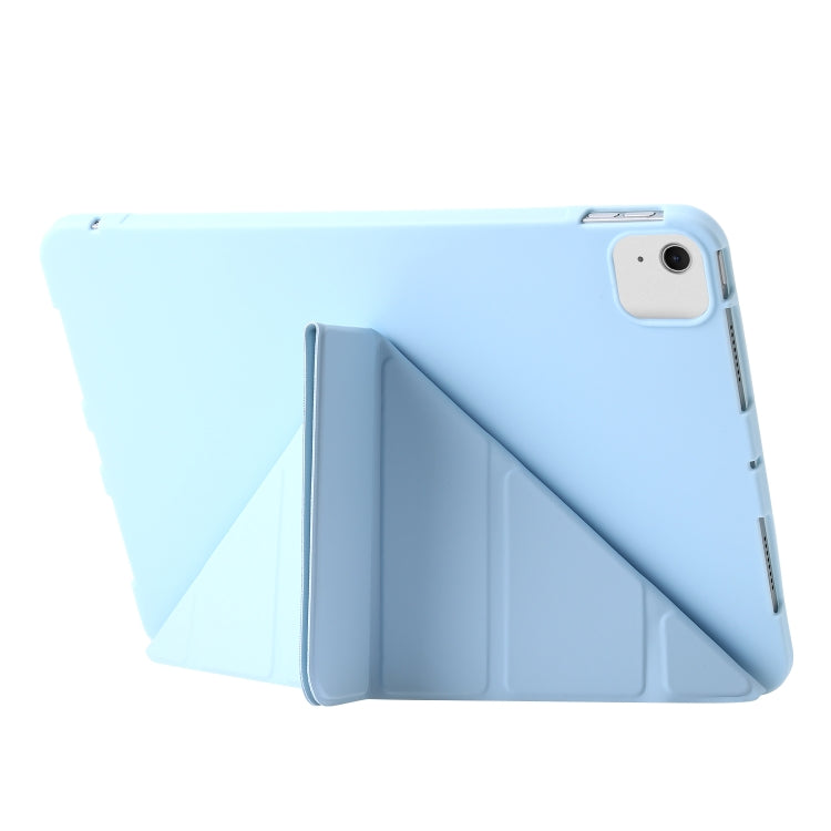For iPad Air 13 2024 TPU Deformation Flip Leather Tablet Case with Holder(Sky Blue) - iPad Air 13 2024 Cases by PMC TechLife | Online Shopping South Africa | PMC TechLife | Buy Now Pay Later Mobicred