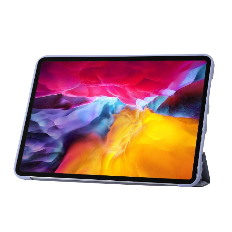 For iPad Pro 11 2024 TPU Deformation Flip Leather Tablet Case with Holder(Purple) - free shipping - PMC TechLife - Order now!