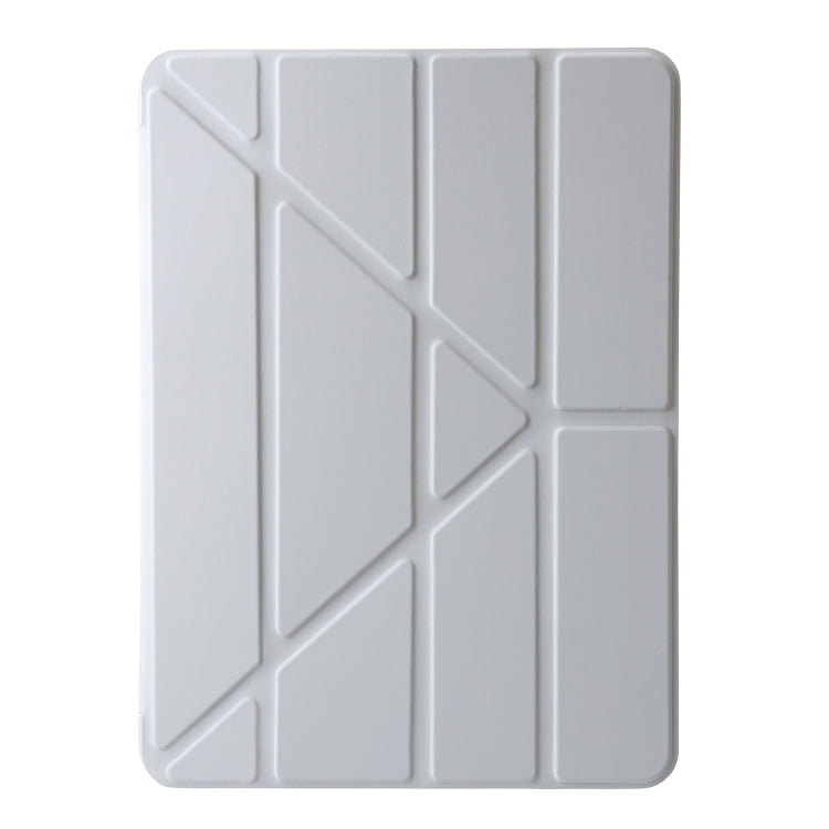 For iPad Pro 11 2024 TPU Deformation Flip Leather Tablet Case with Holder(Grey) - iPad Pro 11 2024 Cases by PMC TechLife | Online Shopping South Africa | PMC TechLife | Buy Now Pay Later Mobicred