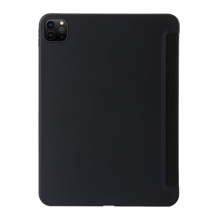 For iPad Pro 13 2024 TPU Deformation Flip Leather Tablet Case with Holder(Black) - iPad Pro 13 2024 Cases by PMC TechLife | Online Shopping South Africa | PMC TechLife | Buy Now Pay Later Mobicred