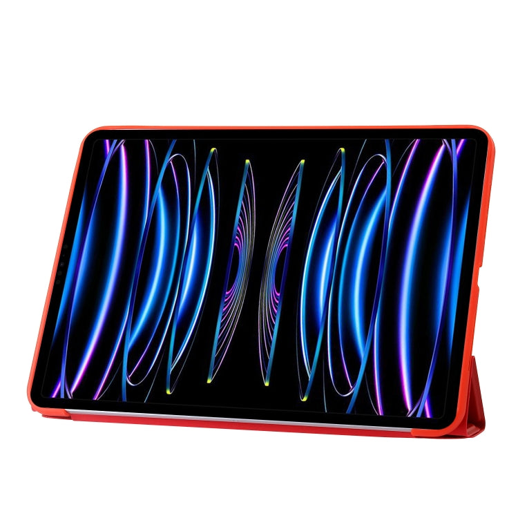 For iPad Pro 13 2024 TPU Deformation Flip Leather Tablet Case with Holder(Red) - iPad Pro 13 2024 Cases by PMC TechLife | Online Shopping South Africa | PMC TechLife | Buy Now Pay Later Mobicred
