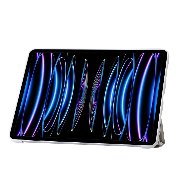For iPad Pro 13 2024 TPU Deformation Flip Leather Tablet Case with Holder(Grey) - iPad Pro 13 2024 Cases by PMC TechLife | Online Shopping South Africa | PMC TechLife | Buy Now Pay Later Mobicred