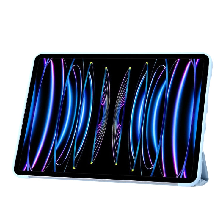 For iPad Pro 13 2024 TPU Deformation Flip Leather Tablet Case with Holder(Sky Blue) - iPad Pro 13 2024 Cases by PMC TechLife | Online Shopping South Africa | PMC TechLife | Buy Now Pay Later Mobicred