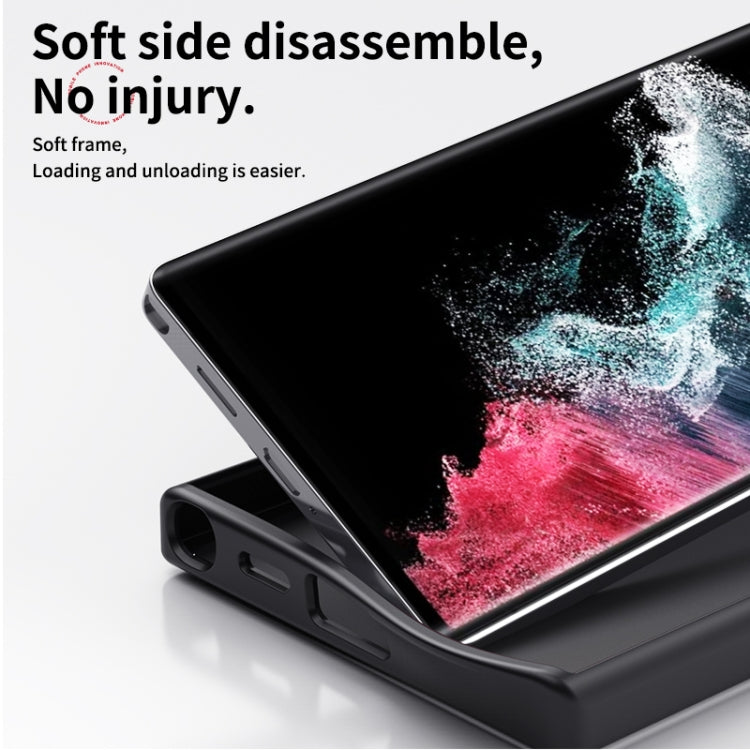 For Samsung Galaxy S25 Ultra 5G Double Ring MagSafe Holder Carbon Fibre Phone Case(Black) - Galaxy S25 Ultra 5G Cases by PMC Jewellery | Online Shopping South Africa | PMC Jewellery | Buy Now Pay Later Mobicred